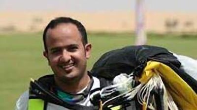 Experienced skydiver Majed Al Shuaiby, 35, from Riyadh, died in April last year at Skydive Dubai's desert site. Courtesy Thamer Al Shuaiby