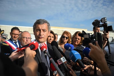 Interior Minister Gerald Darmanin described Socayna as the 'collateral victim of either score-setting or the conquest or reconquest of a drug-dealing pitch'. AFP