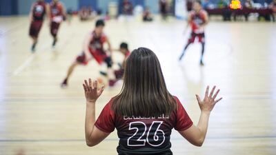 Hooks and Hoops League: UAE Dragons vs Team Tropa, the final score was 67-64 after overtime. Mona Al Marzooqi / The National