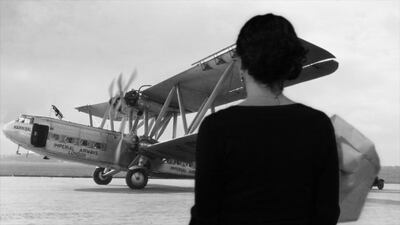Emily Jacir’s ‘Lydda Airport’, a short film about the airfield in British Palestine, is on show in London. Lydda was eventually seized by Israeli forces. Courtesy Alexander and Bonin, New York