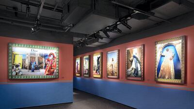 The work was inspired by a photoshoot the artist assisted on in Morocco in the 1990s. Courtesy Fotografiska New York