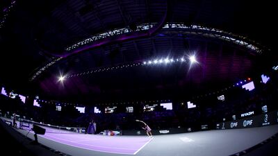 Qinwen Zheng ended Elena Rybakina's hopes of reaching the semi-finals. Getty Images