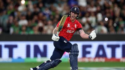 Ben Stokes of England celebrates. Getty