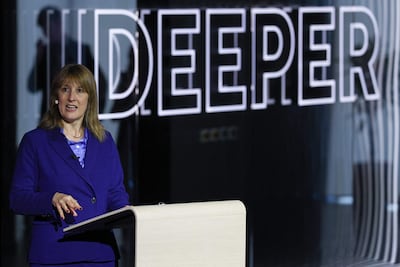 Britain's Chancellor of the Exchequer Rachel Reeves opens Revolut's global headquarters in London, in September. AFP