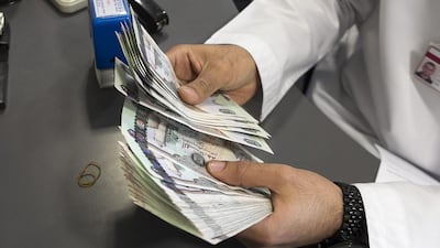 UAE bank lending growth slowed to 9.5 per cent year-on-year in December from 10.2 per cent in November, according to Central Bank data. Mona Al-Marzooqi / The National