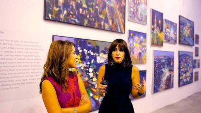 Lina Mowafy and Dina Shaaban, the founders of Arts-Mart, a new gallery space open on the outskirts of Cairo and breathing hope and new life into the contemporary art scene. Image courtesy of MO4 Network.