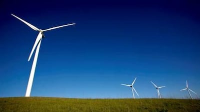 Wind power's share of the total non-hydro renewables capacity will drop to 44 per cent by 2028 because of rapid growth in solar power capacity, Fitch Solutions said. Bloomberg