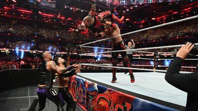 Rey Mysterio and Edge take on the Judgement Day.