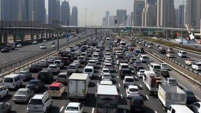 The daily commute on Sheikh Zayed road can be long and exhausting and a lack of good-quality sleep means an increased risk of falling asleep at the wheel. Pawan Singh / The National