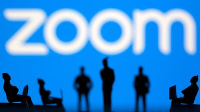 Zoom users in the UAE have been warned of a vulnerability that could compromise their devices. Photo: Reuters