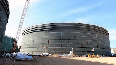 The first phase of the plant, which will produce 50 million gallons of water every day, opened on Thursday.