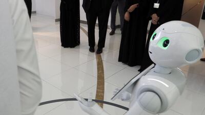 A robot like Pepper will communicate with passengers in future. Delores Johnson / The National