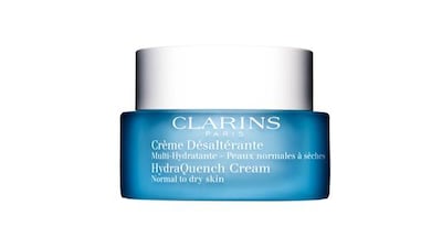 Clarins HyrdaQuench Cream: Prepping the skin well is the most important step when I do make-up. You need to have a great base before you apply make-up. This cream-gel formula never feels too heavy. It’s great for hot climates and provides all-day moisture whilst eliminating shine. (Courtesy: Clarins)