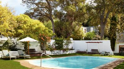 The property's swimming pool