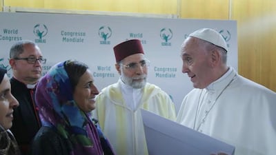 On behalf of Sheikh Khalifa, Sheikha Lubna has invited Pope Francis to visit the UAE. Wam