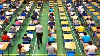 The proposed reforms aim to overhaul A-levels, transforming the education system in England and many schools overseas, including dozens in the UAE. Getty Images