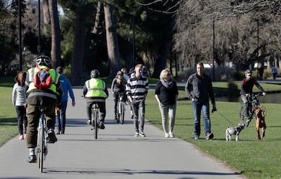 New Zealand on Sunday marked 100 days since it stamped out the spread of the coronavirus. AP