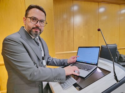 Dr Firas Habbal, president of the Emirates Centre for Researchers and Studies, said the GPT Dictionary will help energise younger learners. Photo: Salam Al Amir