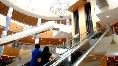 The extension doubles the size of Al Wahda Mall and adds 250 retail outlets. Antonie Robertson / The National