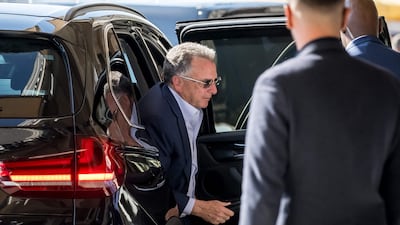US special envoy Steve Witkoff arriving at his hotel in Geneva. AFP