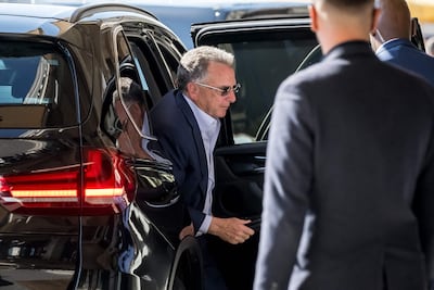 US special envoy Steve Witkoff arriving at his hotel in Geneva. AFP