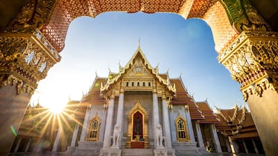 Temple spotting in Bangkok City. Photo: Four Seasons