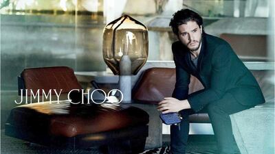 Kit Harington in Jimmy Choo advert. Courtesy Jimmy Choo