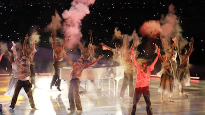 The performance is about 25 minutes long, Expo officials said.