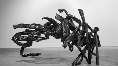 Saddek Wasil, Contortion (2014). Image courtesy Athr Gallery.