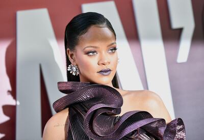 Rihanna switched our her heavier brows for a pencil-thin arch. AFP