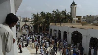 The Golden Legend by Nadeem Aslam is about the divisions in his homeland, Pakistan. Rizwan Tabassum / AFP.