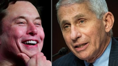 Since Elon Musk, left, took over Twitter, there has been an enormous spike in hate speech. AFP