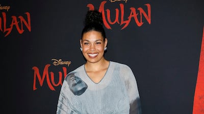 Jordin Sparks at the world premiere of Disney's 'Mulan' at the Dolby Theatre in Hollywood on March 9, 2020. EPA