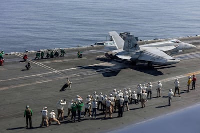 The US has been building up troops within striking distance of Iran. AFP