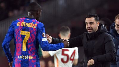 Barcelona's Ousmane Dembele has told coach Xavi he wants to join Paris Saint-Germain AFP