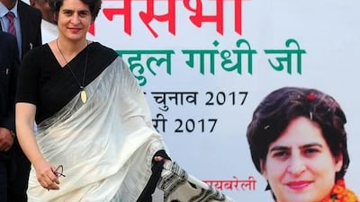 Priyanka Gandhi. AFP