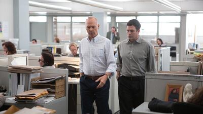 Michael Keaton, left, and Mark Ruffalo in the Oscar-winning Spotlight. Kerry Hayes