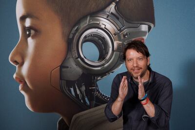 British filmmaker and script writer Gareth Edwards says he made The Creator 'in reverse'. EPA