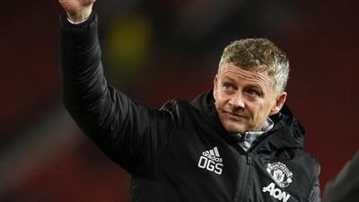 Manchester United manager Ole Gunnar Solskjaer after the match. AFP