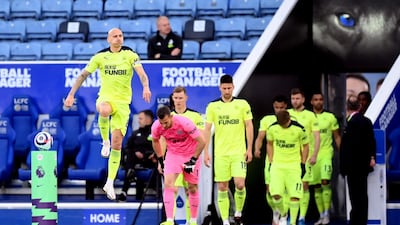 Jonjo Shelvey 6 - Transitioned the ball quickly and organised the midfield’s shape well while acting as the anchor. The 29-year-old didn’t have much to do defensively with Leicester often playing direct into the box. Reuters