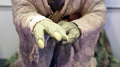 A Yoda figurine from 'Star Wars'. Chris Whiteoak / The National