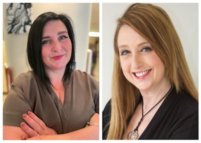 Reiki practitioner Jane Elizabeth, left, and psychotherapist Carolyn Yaffe stress the importance of breathing techniques to combat panic attacks. Courtesy Jane Elizabeth and Carolyn Yaffe