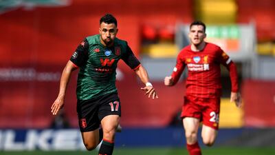 Trezeguet of Aston Villa, 23.36mph. Getty