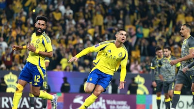 Cristiano Ronaldo scored the first of his two goals against Al Wasl from the penalty spot. Getty Images