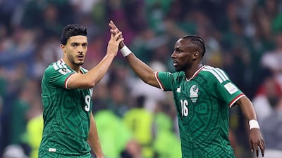 Mexico's Raul Jimenez and Julian Quinones both scored against England. Reuters