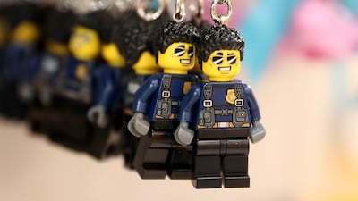 Lego keyrings on sale.