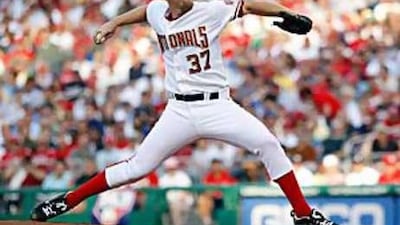 Stephen Strasburg, of the Nationals, left the game after seven innings with a 4-2 lead, having struck out 14 Pirates hitters. He retired the last 10 batters he faced in order, seven of them by strikeout.