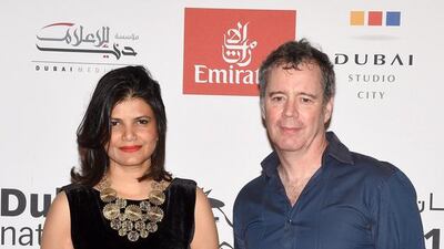 Managing Director of DIFF Shivani Pandya and Vadim Jean. Andrew H Walker / Getty Images for DIFF