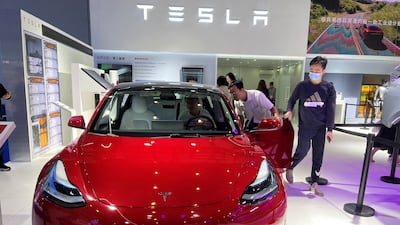 Tesla was the first global car maker to reach mass EV scale. The company controls 60 per cent of the US EV market. Reuters