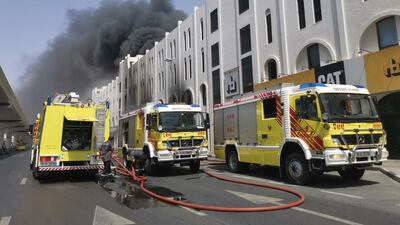 Firefighters will be working throhout the Eid holidays to help protect the public. Courtesy Dubai Civil Defence